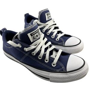 Converse All Star Low Top Sneakers Navy Blue Women’s Size 9.5 Canvas Lace Up